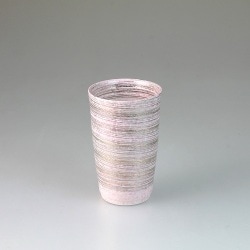 雅姫 陶酒杯 ピンク