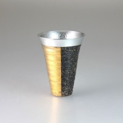 ZEN 錫陶フリーカップ 金