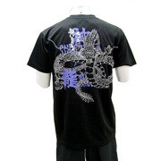 スポーツTシャツ ドラゴンボール超 神龍柄 Mサイズ 40.ブラック [キャラクター衣料]