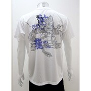スポーツTシャツ ドラゴンボール超 神龍柄 Lサイズ 00.ホワイト [キャラクター衣料]