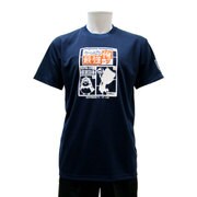 スポーツTシャツ ハイキュー！！ 木兎柄1 Mサイズ 32.ネイビー [キャラクター衣料]