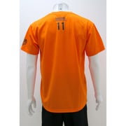 スポーツTシャツ ハイキュー！！ 月島柄 Lサイズ 14.オレンジ [キャラクター衣料]
