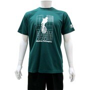 スポーツTシャツ ベイビーステップ シルエット柄 Mサイズ 25.グリーン [キャラクター衣料]