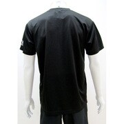スポーツTシャツ ベイビーステップ シルエット柄 Lサイズ 40.ブラック [キャラクター衣料]