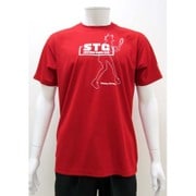 スポーツTシャツ ベイビーステップ ロゴ柄 Sサイズ 21.レッド [キャラクター衣料]