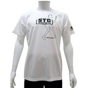 スポーツTシャツ ベイビーステップ ロゴ柄 Mサイズ 00.ホワイト [キャラクター衣料]