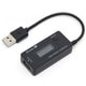 QC2.0対応 USB 簡易電圧・電流チェッカー 積算機能・VA同時表示対応 ブラック RT-USBVAC4QC