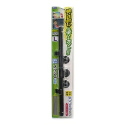 G-95 [サイドスクリーン リアサイドスクリーン Lサイズ（46×3.3×56cm） ロール式 メッシュ 吸盤式 ストッパー付き ブラック]