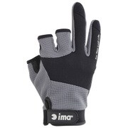 imaオリジナルメッシュグローブ3Fレス BKチャコ M