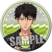 新テニスの王子様 缶バッジ 財前光 pattern Ver. [キャラクターグッズ]