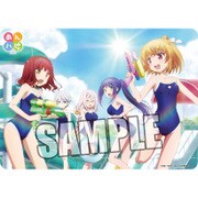 あんハピ♪ キャラクター万能ラバーマット プールでハッピー！ [キャラクターグッズ]