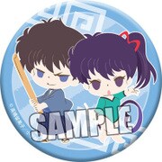 chipicco るーみっくわーるど 缶バッジ 九能 帯刀&九能 小太刀 [キャラクターグッズ]