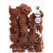 P001 [ピクセルチップLサイズ 80ピース入り コーヒー]