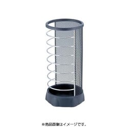 中型傘立て 5563 カサタテXチェンジ 丸型 ブラック