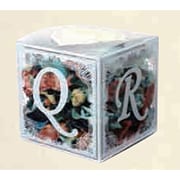 GRLIA07707 [ALPHABET POTPOURRI-BLUE/SILVER BLOSSOM]