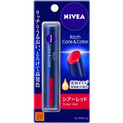 ニベア リッチケア＆カラーリップ シアーレッド [リップ＆グロス SPF20/PA＋＋]