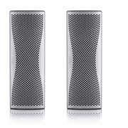 Bluetooth機能付き アンプ内蔵スピーカー 1システム ライトシルバー MUO SILVER StereoPack