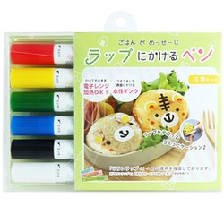 ラップにかけるペン 6色セット 543-0900