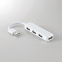 USBHUB2.0 バスパワー 4ポート ホワイト U2H-SN4NBWH