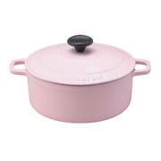 ラウンドキャセロール 22cm ピンク CH37222PK