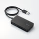 USB3.0高速メモリカードリーダ（ケーブル一体型タイプ） 52＋6メディア ブラック MR3-A014SBK