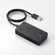USB3.0高速メモリカードリーダ（ケーブル一体型タイプ） 52＋6メディア ブラック MR3-A014SBK