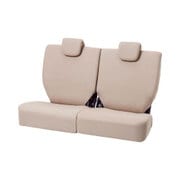 4055-27BE [シートカバー カラードカバー 軽自動車用 後席単品 軽リア用分割 ベージュ]