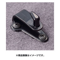 6185-10BK [カーマット ズレ防止用 マットフック（丸穴用ネジ止め）軽/普通車用 1個 丸穴用ネジ式WSM ブラック]