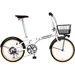 シボレー　折りたたみ自転車 ホワイト 小径　空気入れ付き シボレー 折りたたみ自転車 ホワイト 小径 空気入れ付き - メルカリ