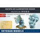 AN/SPG-60 イルミネーターレーダー2個入り [1/350 レジン製ディティールパーツ]
