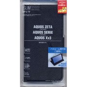 AQUOS ZETA(SH-04H)/SERIE(SHV34)/Xx3 手帳型耐水ケース SNAP HYDRO ブラック 2386AQUO