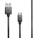ENE LIFE 一発で挿し込めるmicroUSBケーブル 2.0m ブラック LP-MUCEL03BK