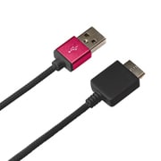 WALKMAN専用USBタフケーブル 1.0m ローズピンク PG-WC10M03PK