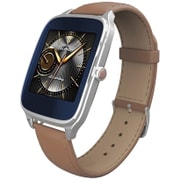 ASUS ZenWatch 2 1.63インチ 有機EL/サイズ 約49mm/ 急速充電対応/本体:シルバー/ストラップ:キャメル(本革)/Android Wear/Snapdragon 400/512MB RAM/4GB ROM/320×320ドット/Bluetooth 4.1 WI501Q(BQC)-CML04