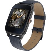 ASUS ZenWatch 2 1.63インチ 有機EL/サイズ 約49mm/ 急速充電対応/本体:ガンメタル/ストラップ:ダークブルー(本革)/Android Wear/Snapdragon 400/512MB RAM/4GB ROM/320×320ドット/Bluetooth 4.1 WI501Q(BQC)-BL04