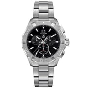 AQUARACER (アクアレーサー) 300M クォーツクロノ 43mm SSブラック 正規品 2年保証 CAY1110.BA0927
