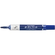 ホワイトボードマーカー ノックル ボードにフィット 細~中字 青インキ EMWL5SBF-C
