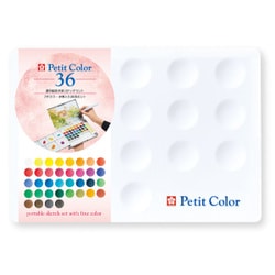 プチカラー水筆入り 36色セット NCW-36H