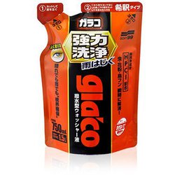 ウィンドウウォッシャー液 glaco ガラコウォッシャー 強力洗浄 750ml ノーワイパー走行速度：約60km/h以上 04952