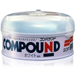 補修ケミカル ラビングコンパウンド ホワイト車用 内容量：200g 塗装面の水アカ・油汚れの除去・塗装補修の下地処理用 09049