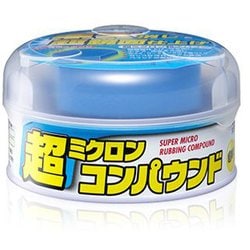 99工房 ボディクリーナー 超ミクロンコンパウンド ホワイト 塗装面の水アカ・油汚れの除去・光沢復元 ミガキ専用スポンジ付属 内容量：180g 09052