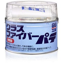 09179 [99工房 補修用品 グラスファイバーパテ 内容量：400g 自動車のボディのへこみ・補修用]