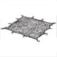 ホールドネット ブラック 120×110cm EA79GL