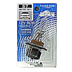HR57 [自動車用ハロゲンバルブ（クリアタイプ） 4灯式ヘッドライトハイビーム 12V60W HB3（9005） 1個入り]