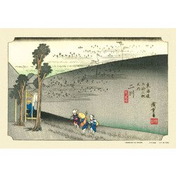 300-113 歌川広重 東海道五拾三次シリーズ 二川「猿ヶ馬場」 [ジグソーパズル 300ピース]