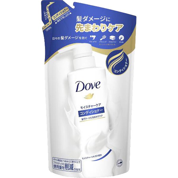 Dove（ダヴ） モイスチャーケア コンディショナー 詰替 350g [コンディショナー]