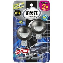 車用 消臭剤 芳香剤 クルマの消臭力 クリップタイプ タバコ用 スカイミント 3.2mL×2個セット
