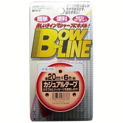 BL-123 [ボウ・ライン カジュアルテープ 幅20mm×巻6m レッド]