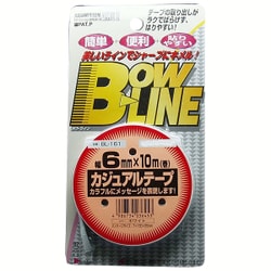 BL-161 [ボウ・ライン カジュアルテープ 幅6mm×巻10m ホワイト]