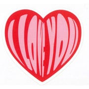 R781 [ステッカー I LOVE YOU]